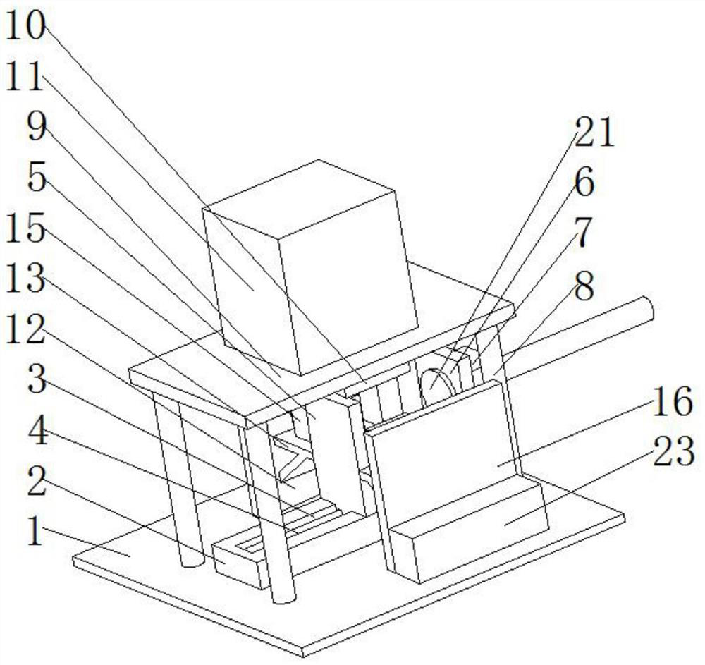 An automatic feeding, drilling, hair planting and flying hair all-in-one machine