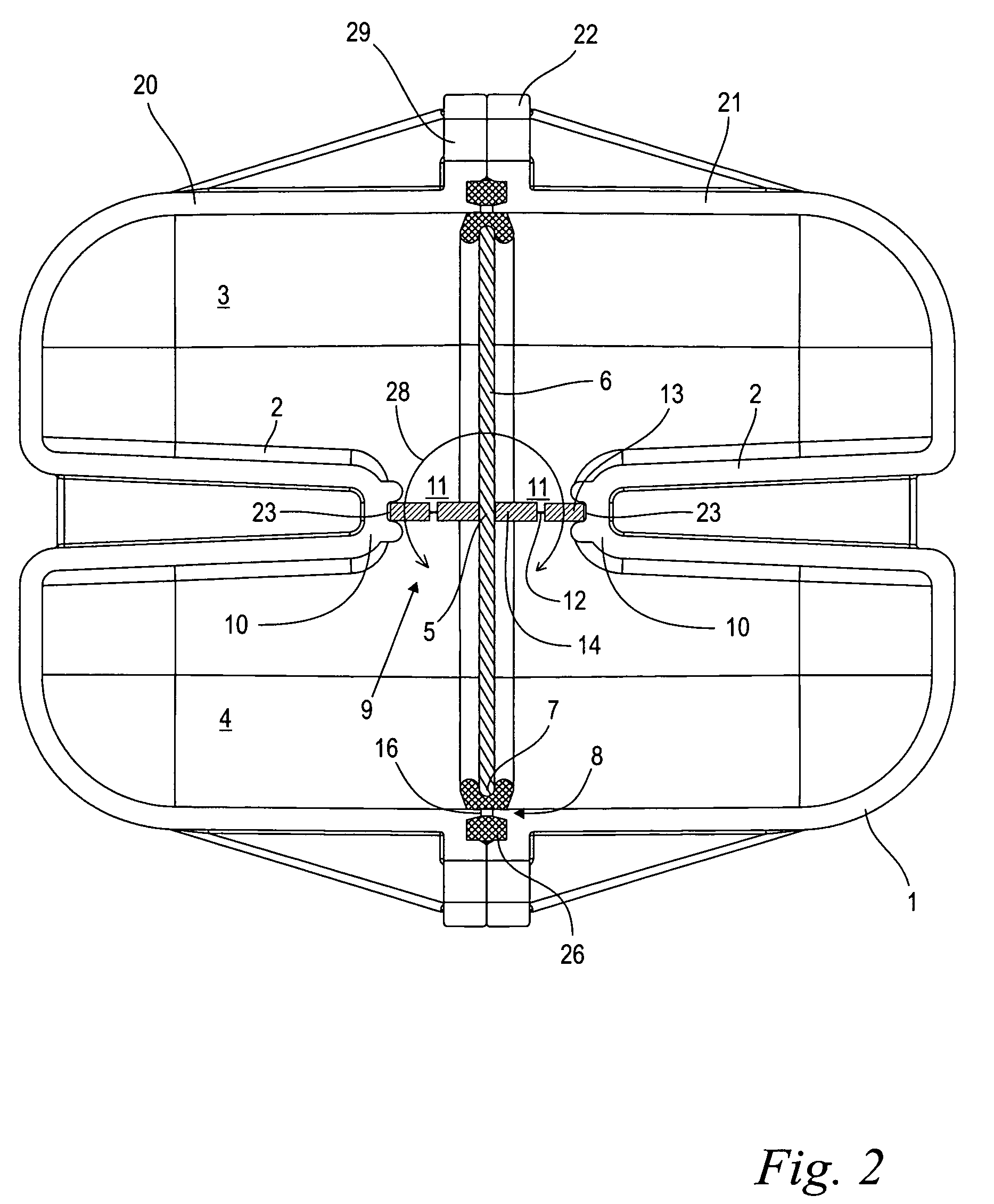 Apparatus for transmitting sound in a motor vehicle