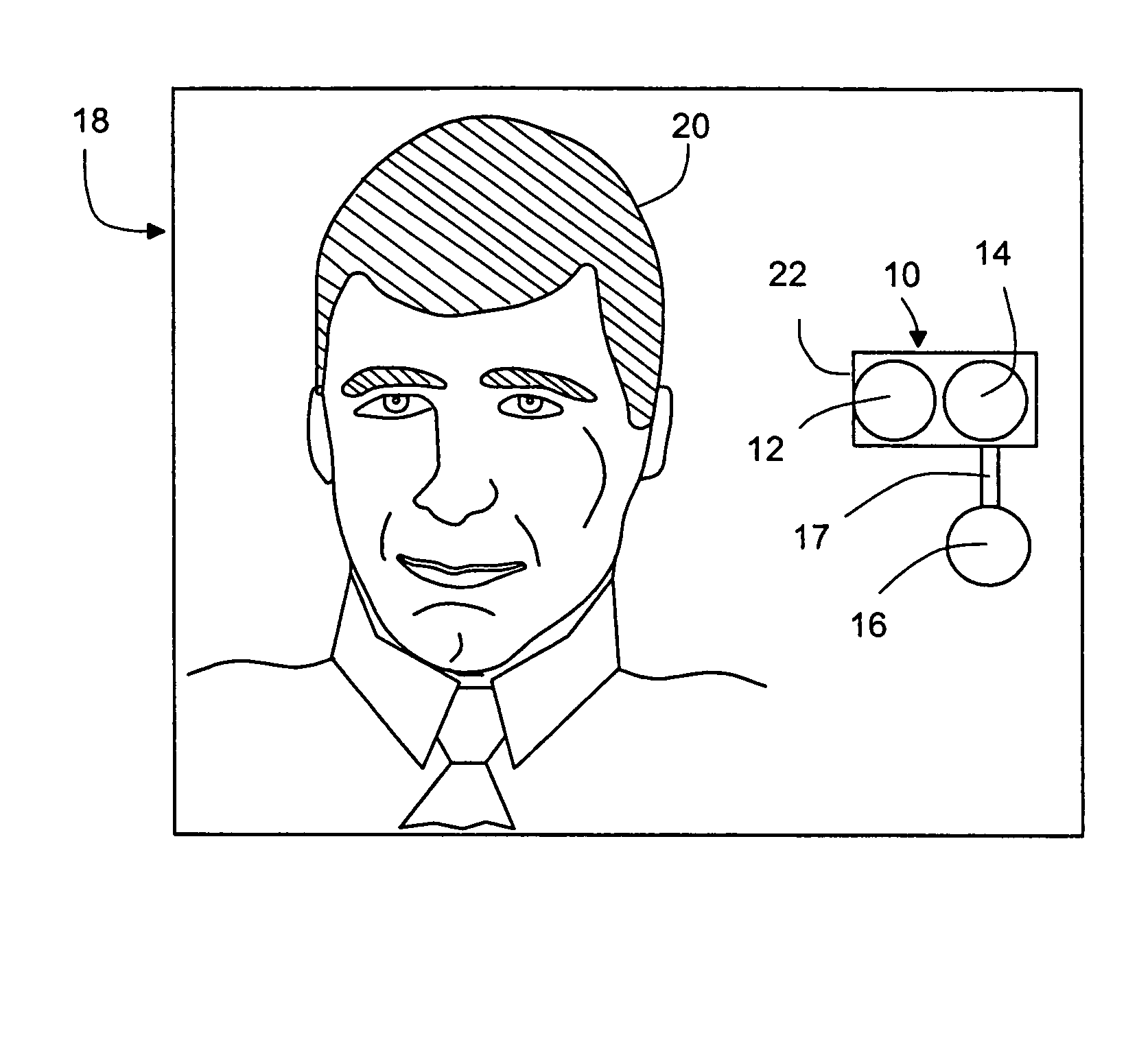 Methods and apparatus for a remote, noninvasive technique to detect core body temperature in a subject via thermal imaging