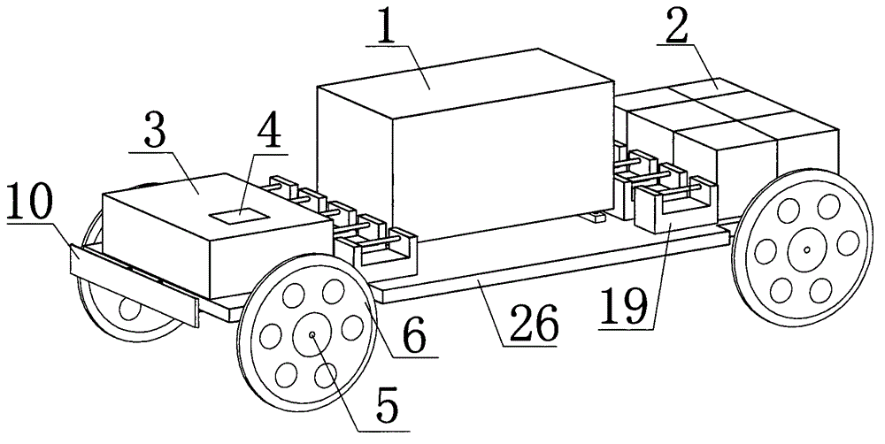 Mobile numerical control model vehicle