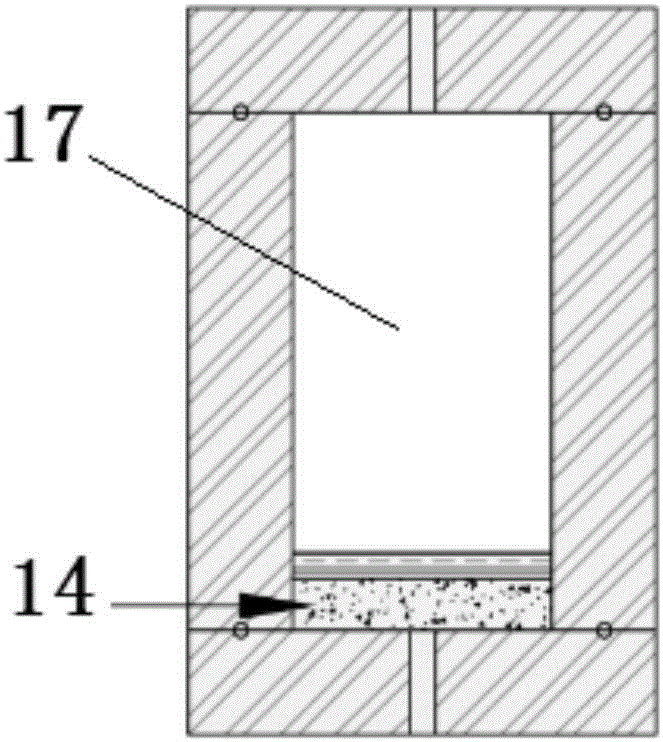 Multifunctional visual research device for bentonite hydraulic power and air pressure splitting features