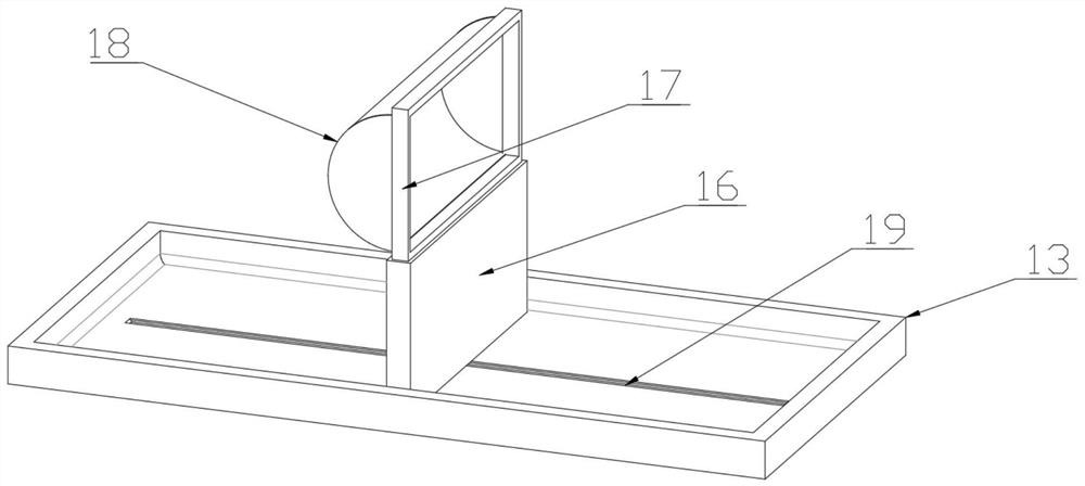 Suspended fiber distribution box for Internet communication