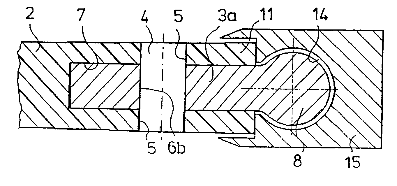 Vane for a headbox in a paper machine