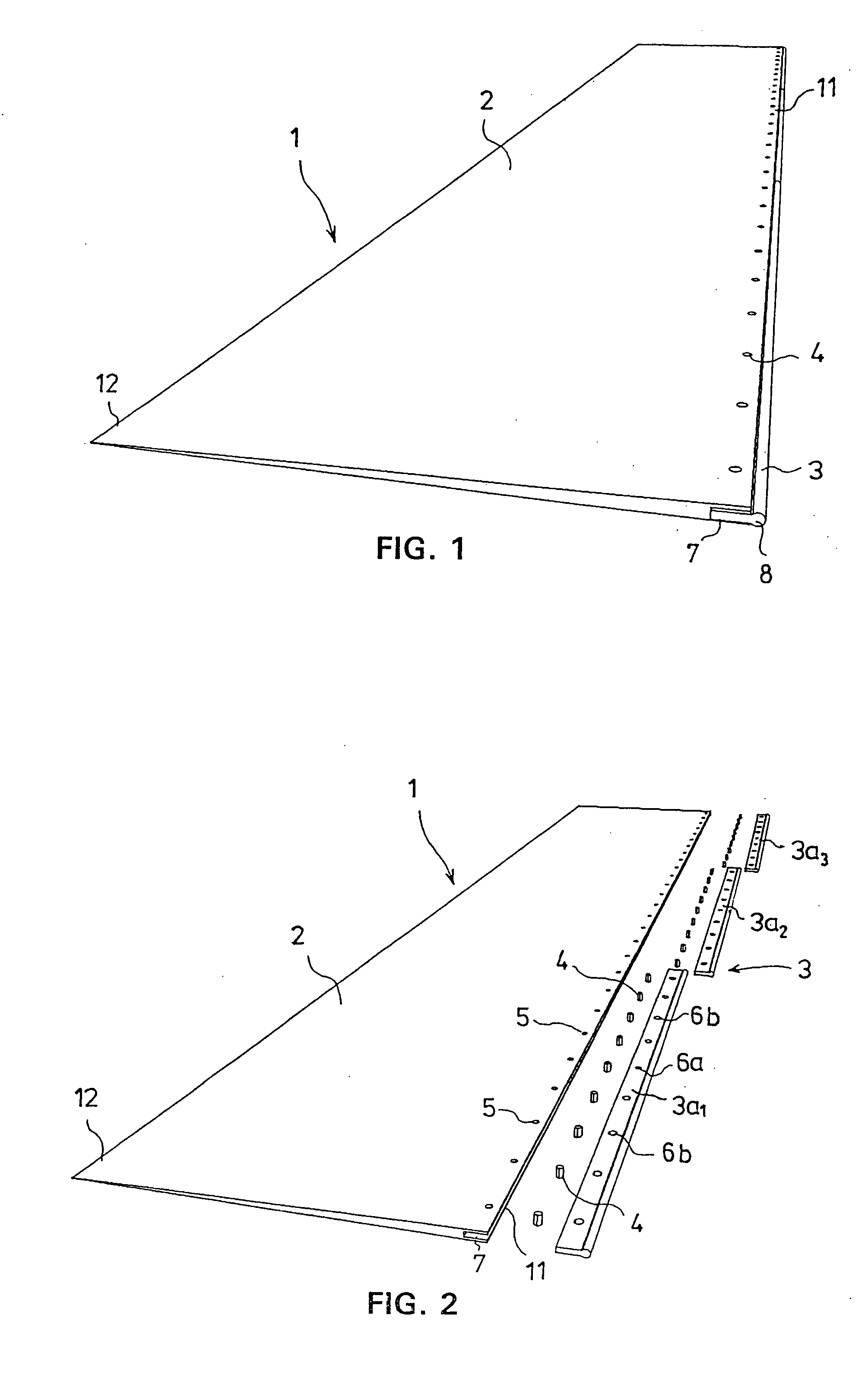 Vane for a headbox in a paper machine