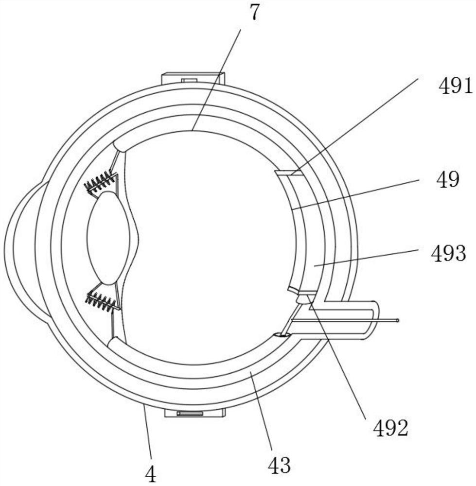 Detachable bionic eyeball model and imaging method thereof