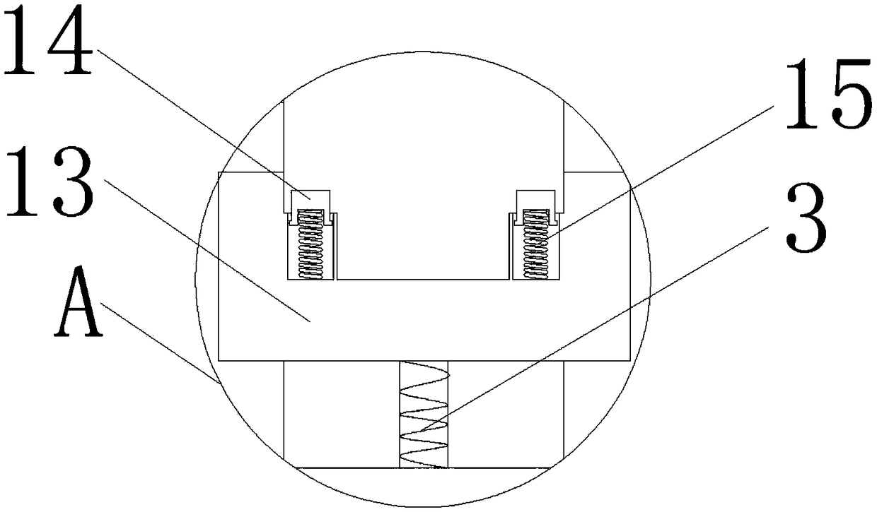 Automobile spare part rotary-riveting connecting device