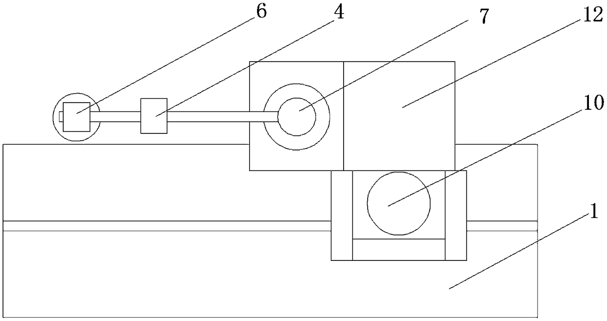 Automobile spare part rotary-riveting connecting device