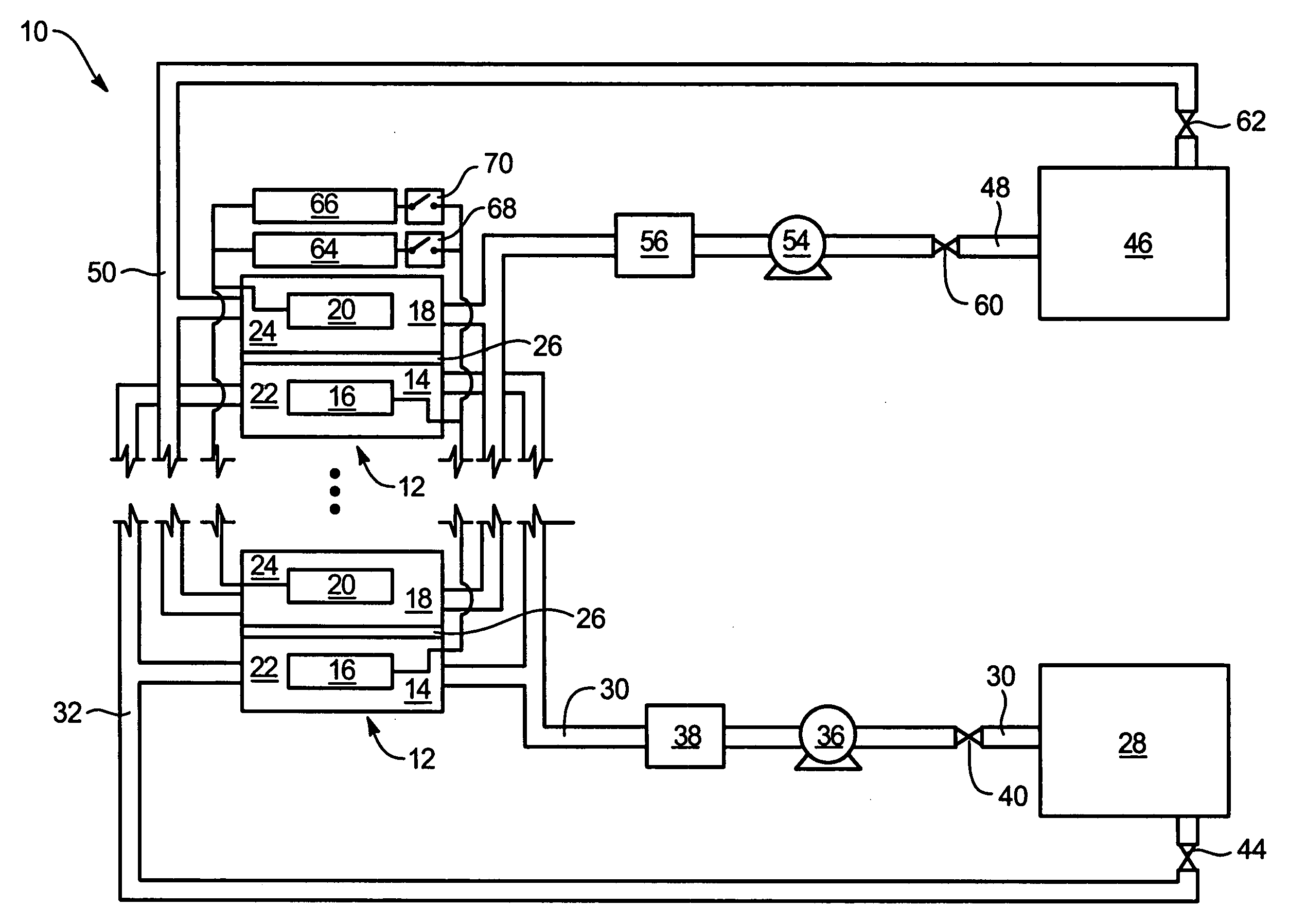 Power generation system incorporating a vanadium redox battery and a direct current wind turbine generator