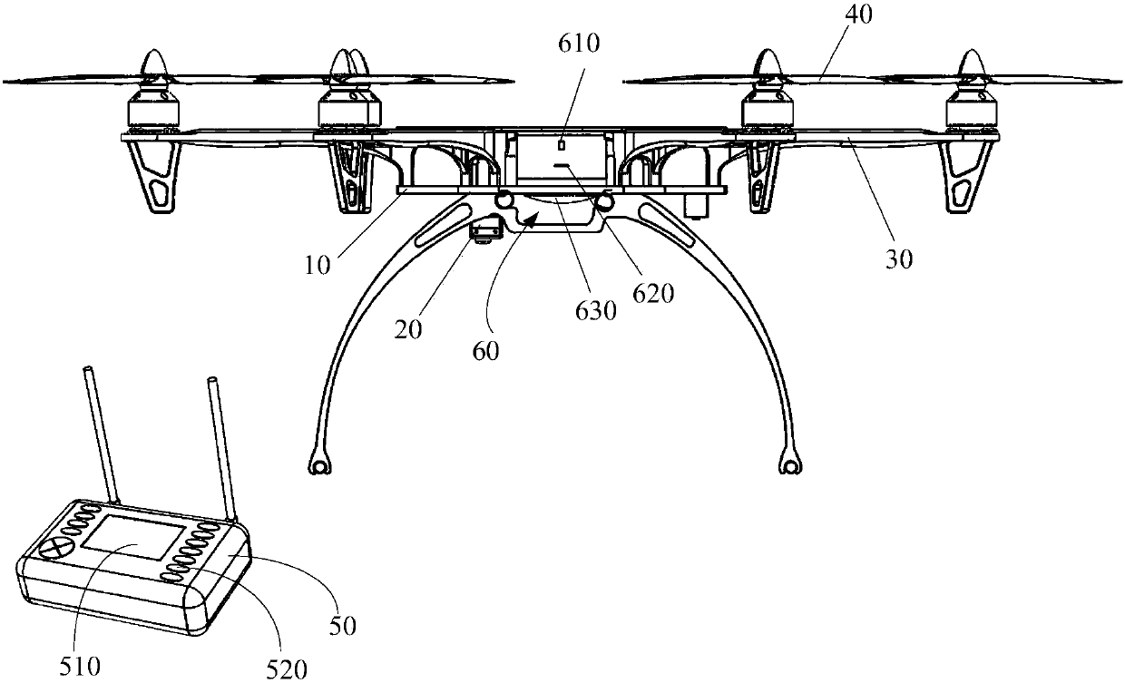 Unmanned aerial vehicle with laser lighting module