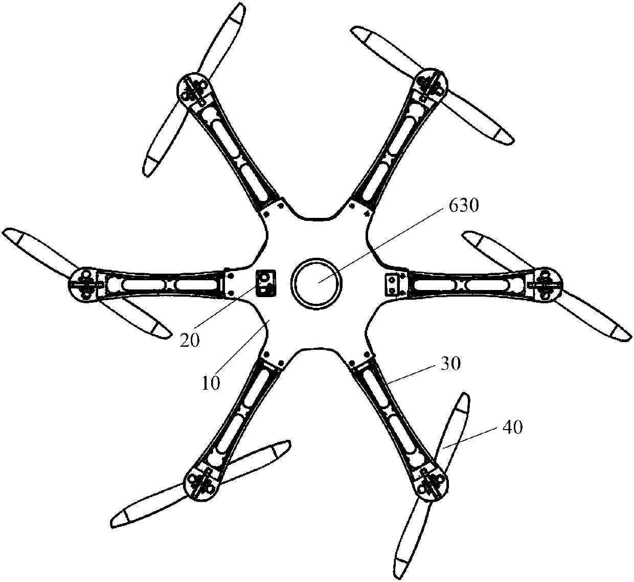 Unmanned aerial vehicle with laser lighting module