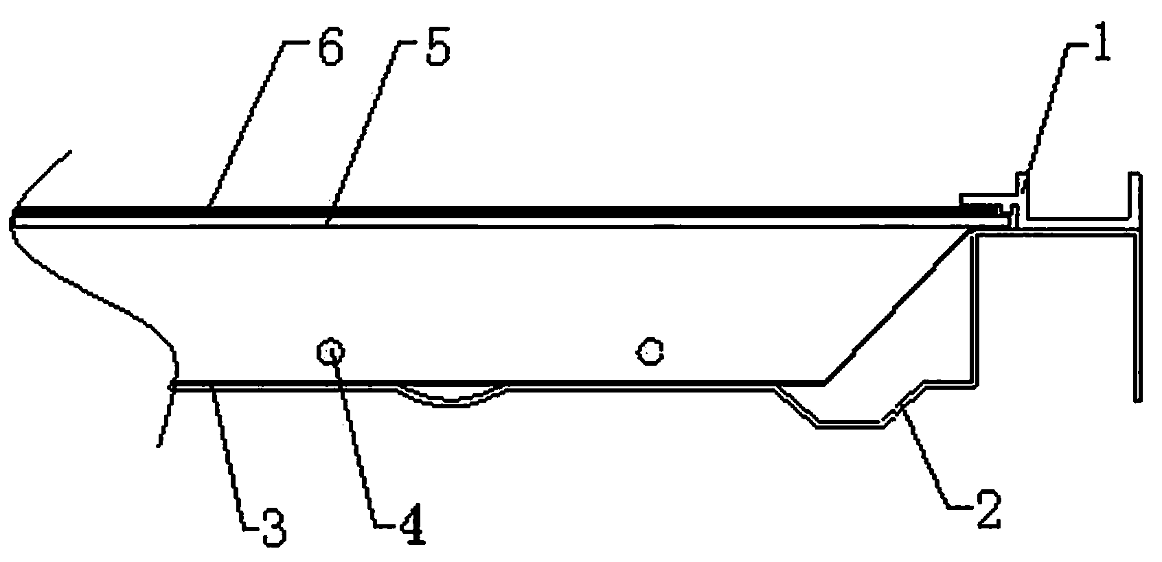 Backlight source module with light diffusion component