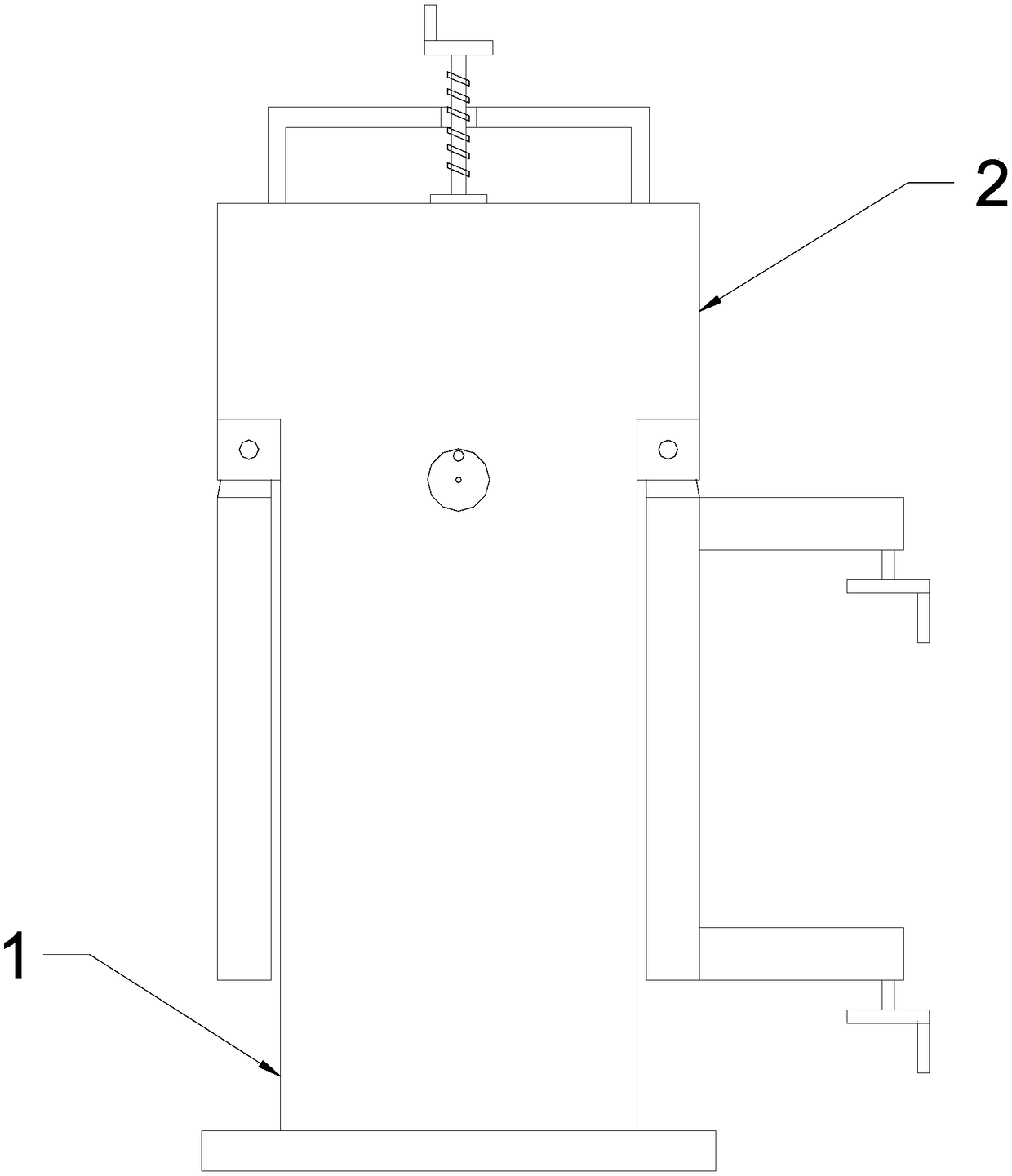 Wooden board cutting device