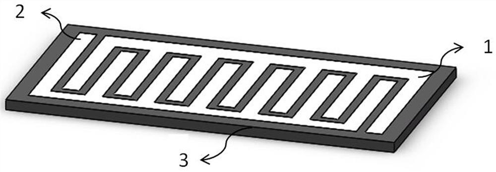 Flexible and stretchable piezoelectric nanogenerator based on interdigitated electrode structure and its preparation method