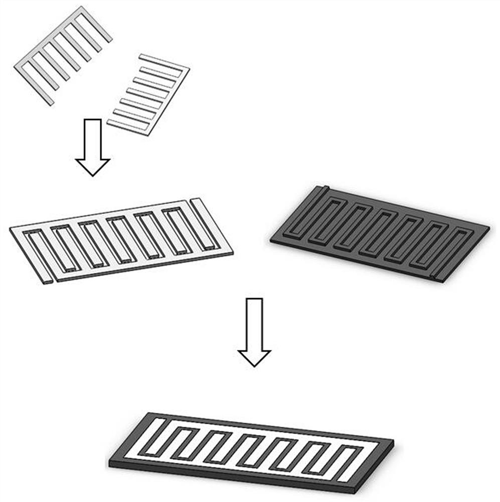 Flexible and stretchable piezoelectric nanogenerator based on interdigitated electrode structure and its preparation method