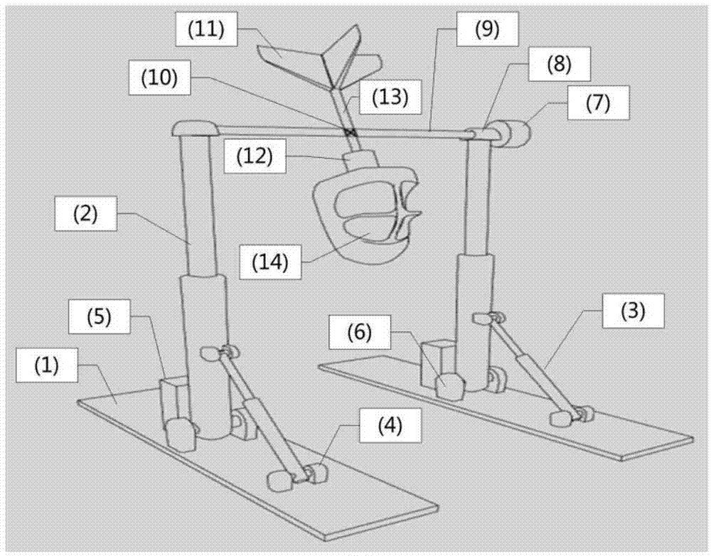 360-degree omni-directional overload flight simulator