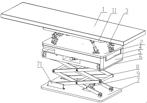 Accurate set-up treatment bed