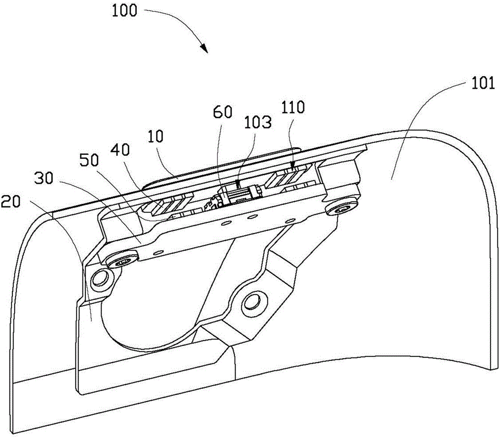 Slide switch and on-off structure thereof, and electronic device having the slide switch