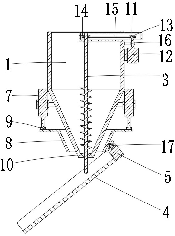 A tailing sand filling sand bin device