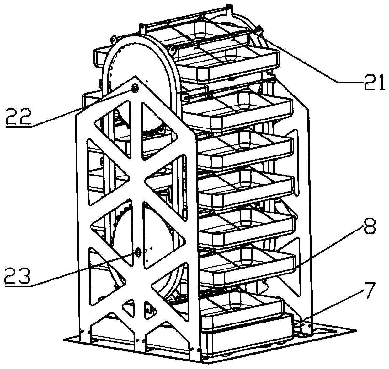 Fermentation equipment for bulk Fuzhuan tea, capable of realizing presterilizing and soaking for inoculating