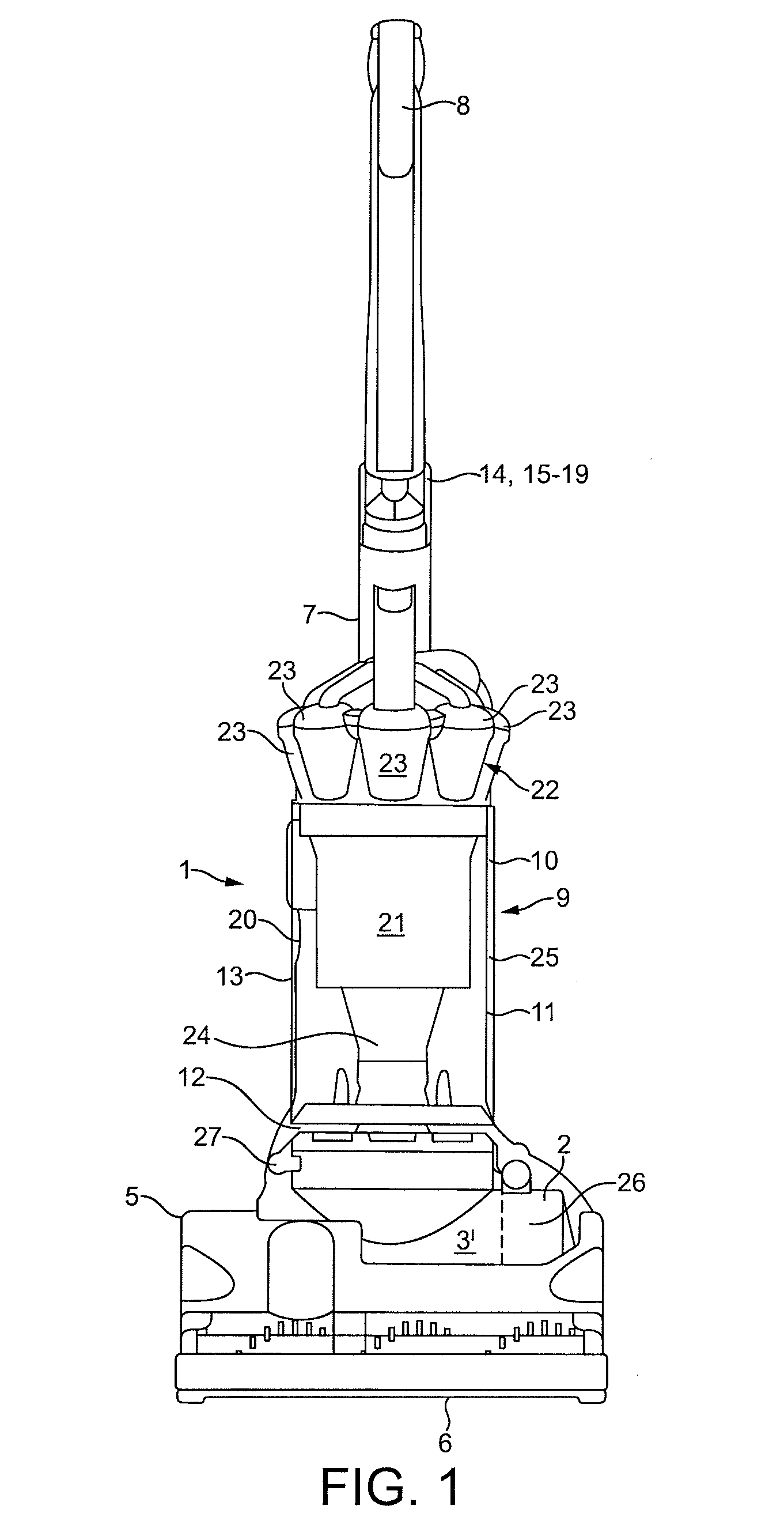 Surface treating head assembly