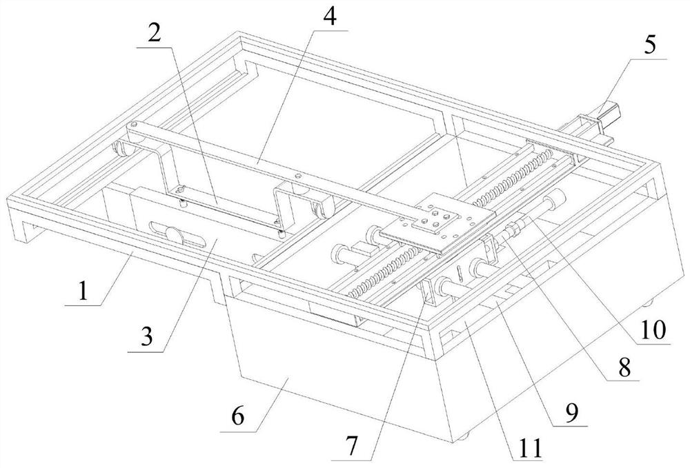 Automatic dry ash scraping device for floor tile laying