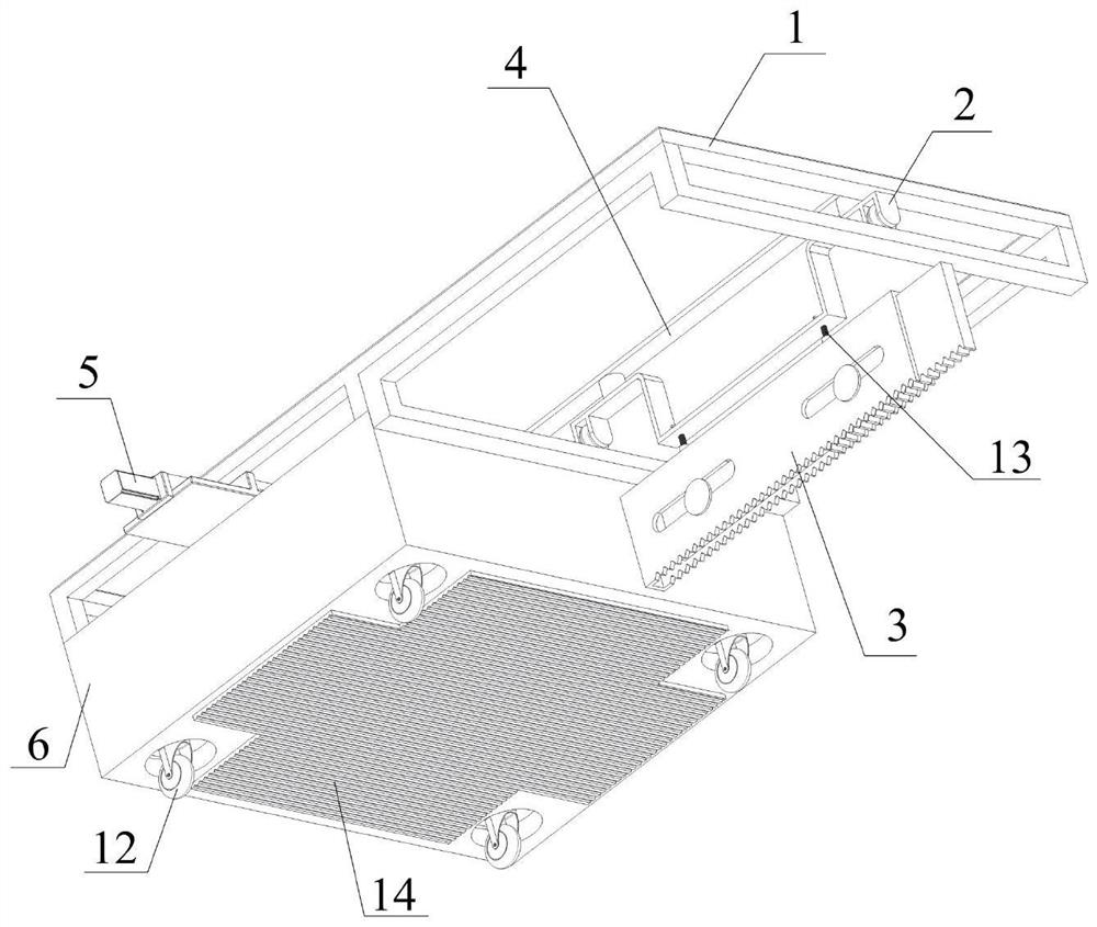 Automatic dry ash scraping device for floor tile laying