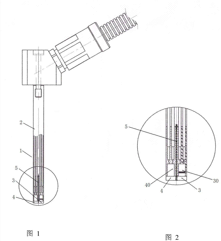 Limit trigger type platinum resistance temperature sensor