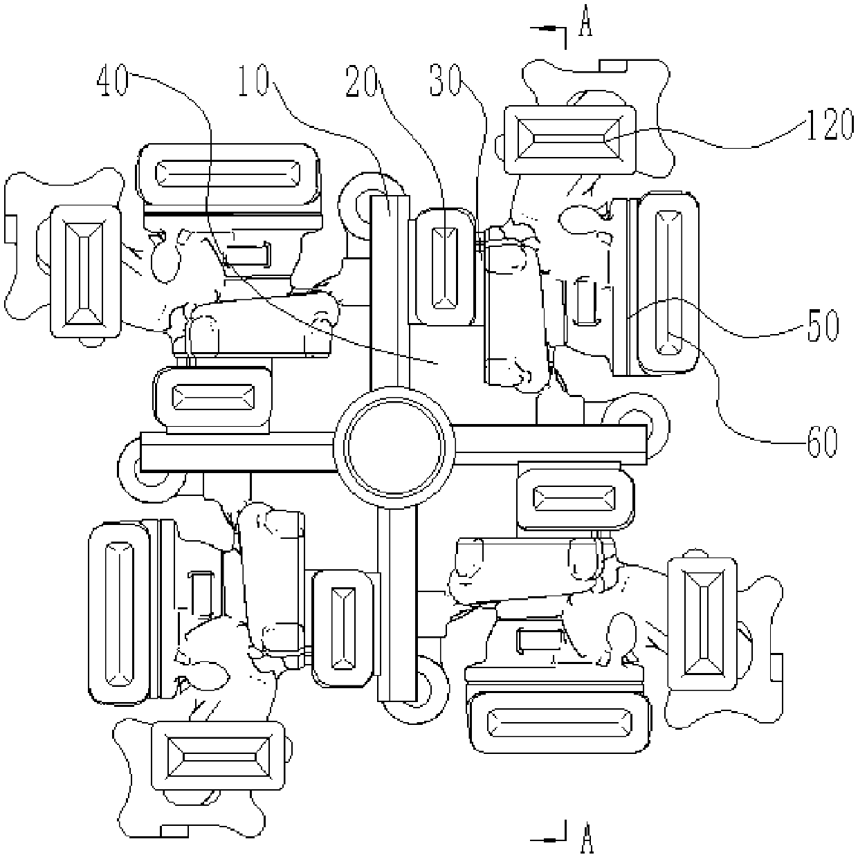 Heat-resisting cast steel turbocharger turbine shell iron mold sand-coated casting process