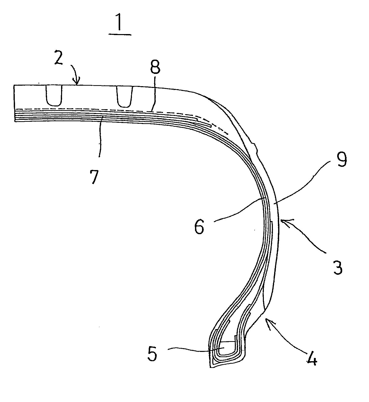 Rubber composition for side wall and pneumatic tire