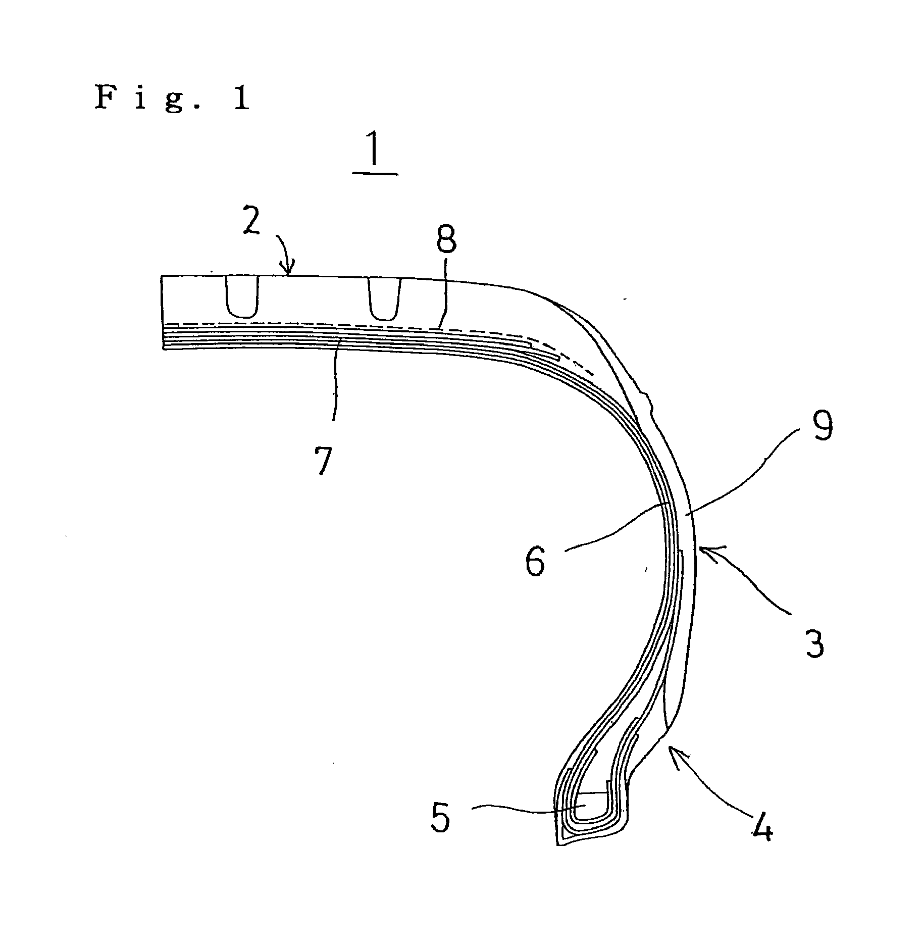 Rubber composition for side wall and pneumatic tire