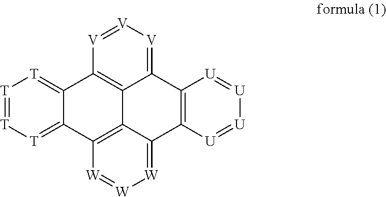 Substituted dibenzo[FG,OP]tetracenes and formulations or electronic devices containing the same