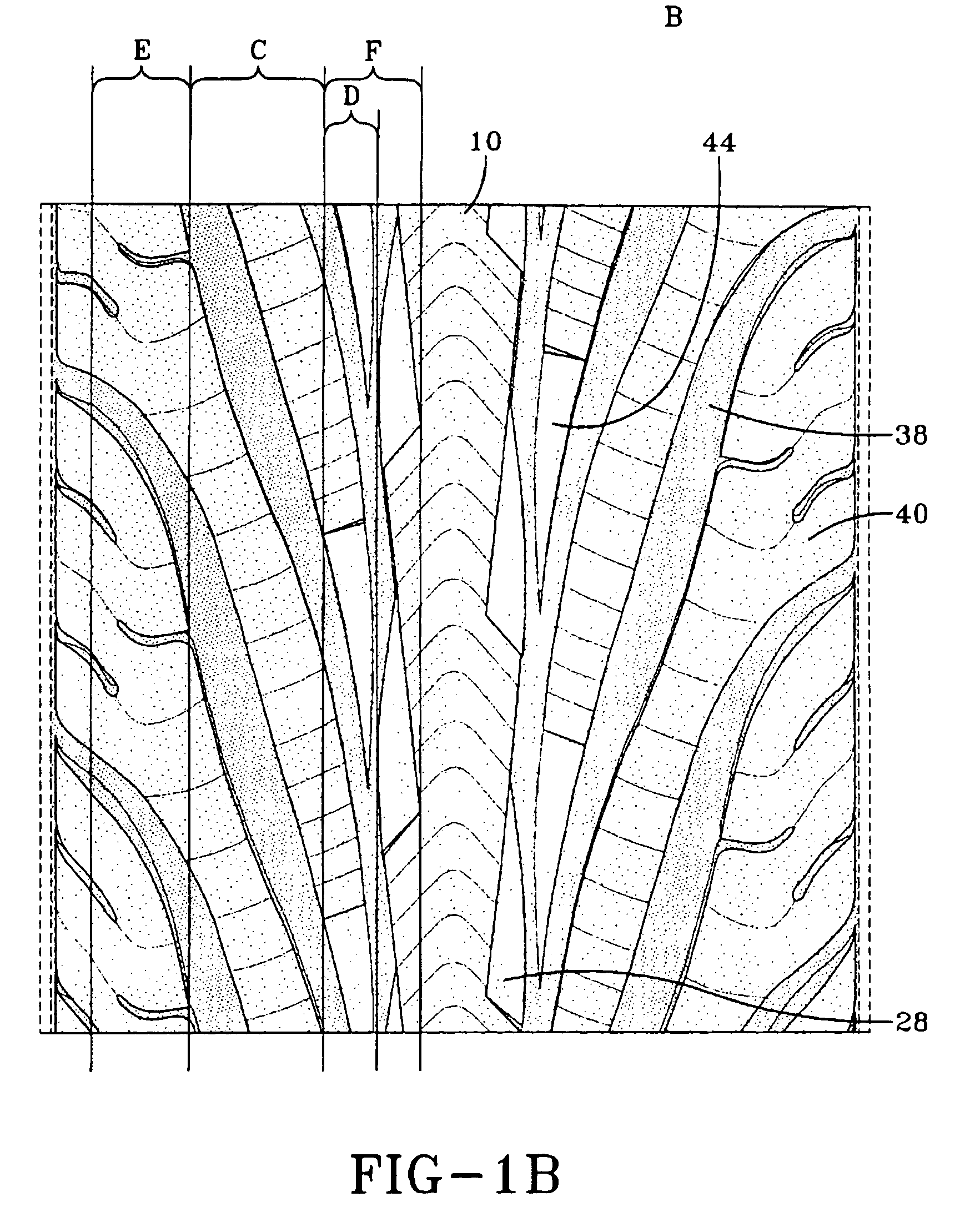 Pneumatic tire having tread with axially adjacent block chamfer and rib chamfer