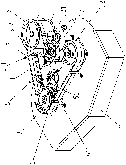 Follow-up lawn mower head drive