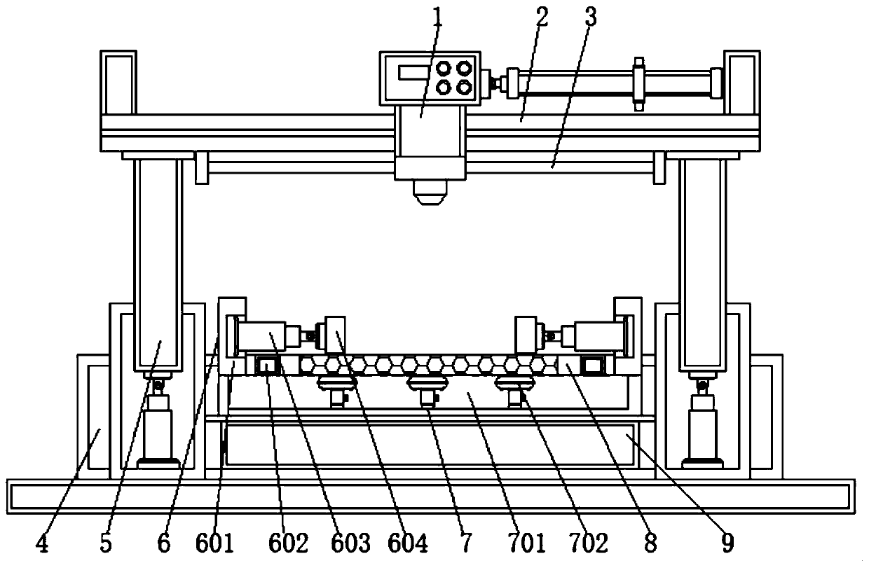 Laser cutting machine with rapid heat dissipation structure