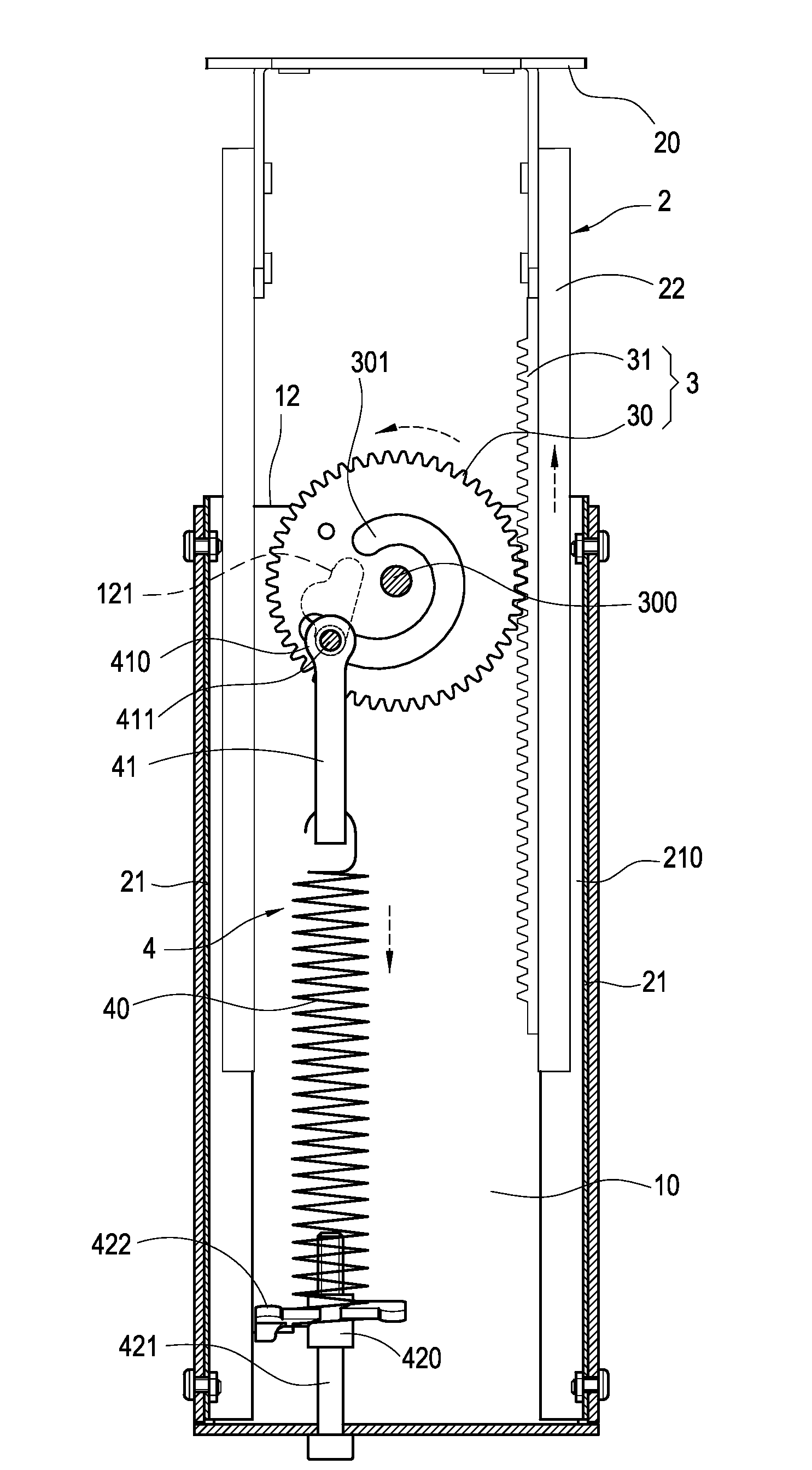 Stepless Adjustable Supporting Device