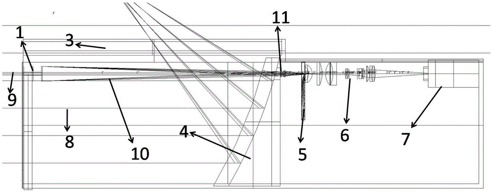 Semi-open type full circumferential coronagraph apparatus with large field of view