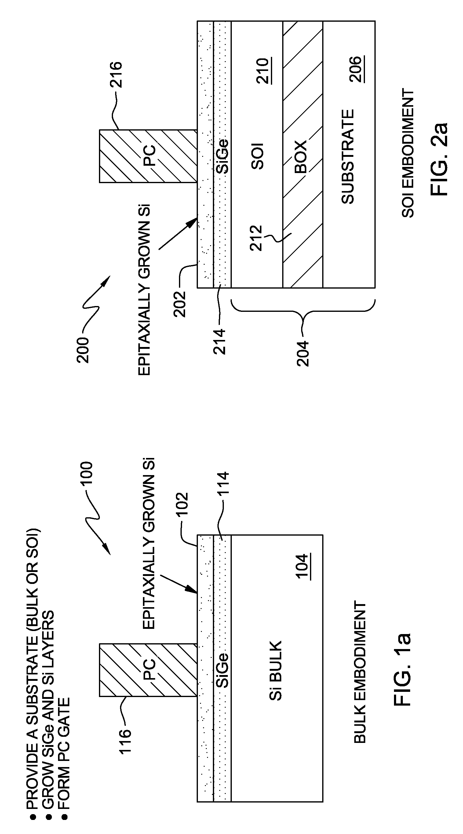 Implant free extremely thin semiconductor devices