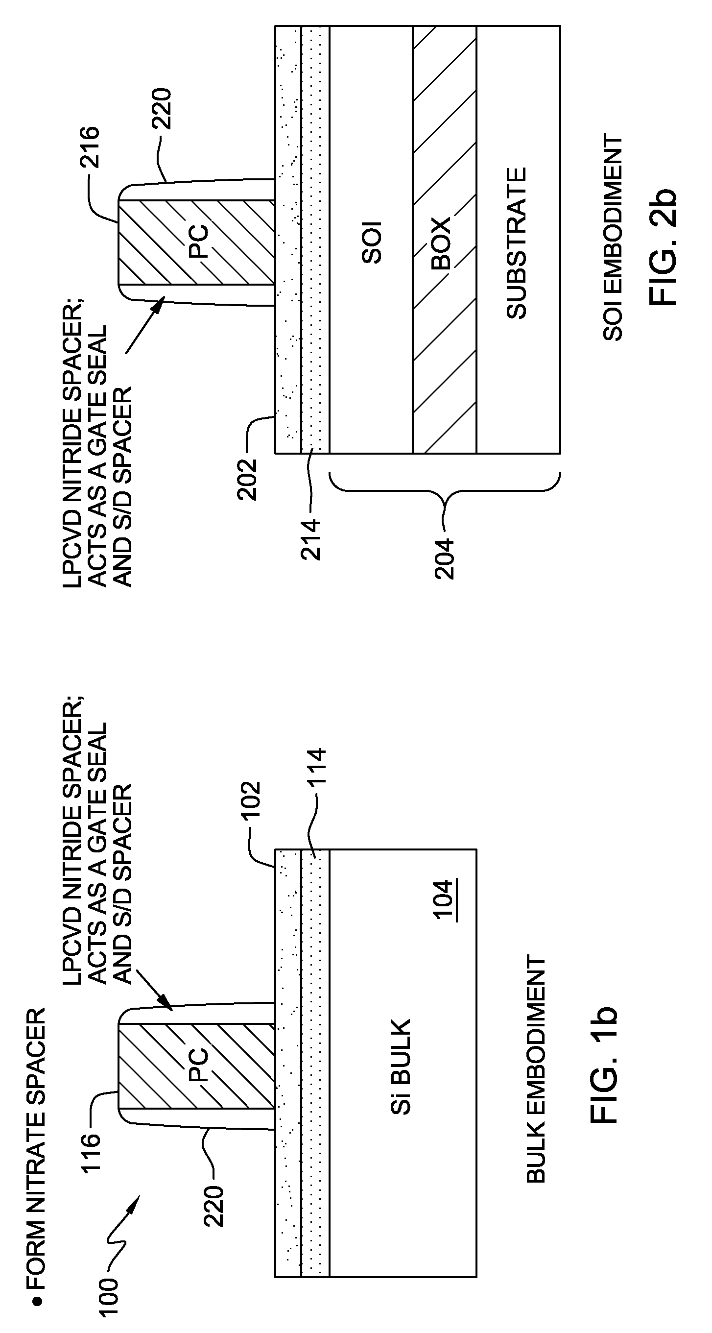 Implant free extremely thin semiconductor devices