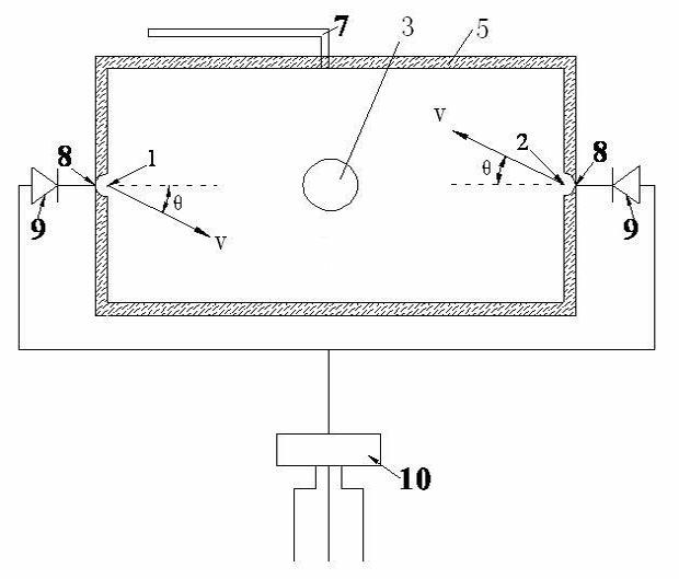 A double-nozzle flat-plate micro-combustion chamber based on hydrocarbon fuel