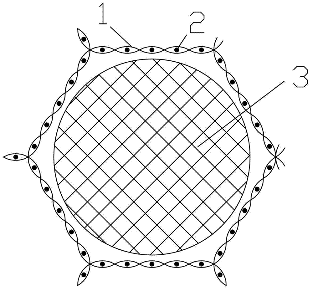 Three-dimensional woven fabric coated with multiple layers of emulsion strips