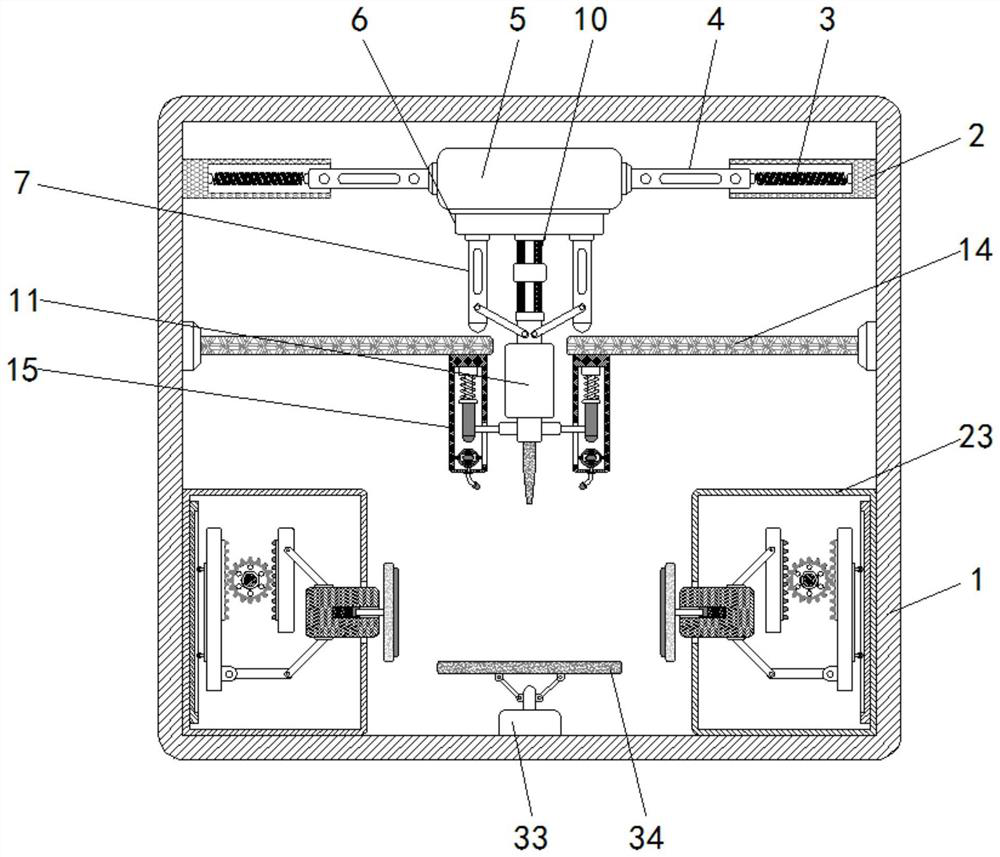 Efficient self-cleaning perforating device for hardware machining