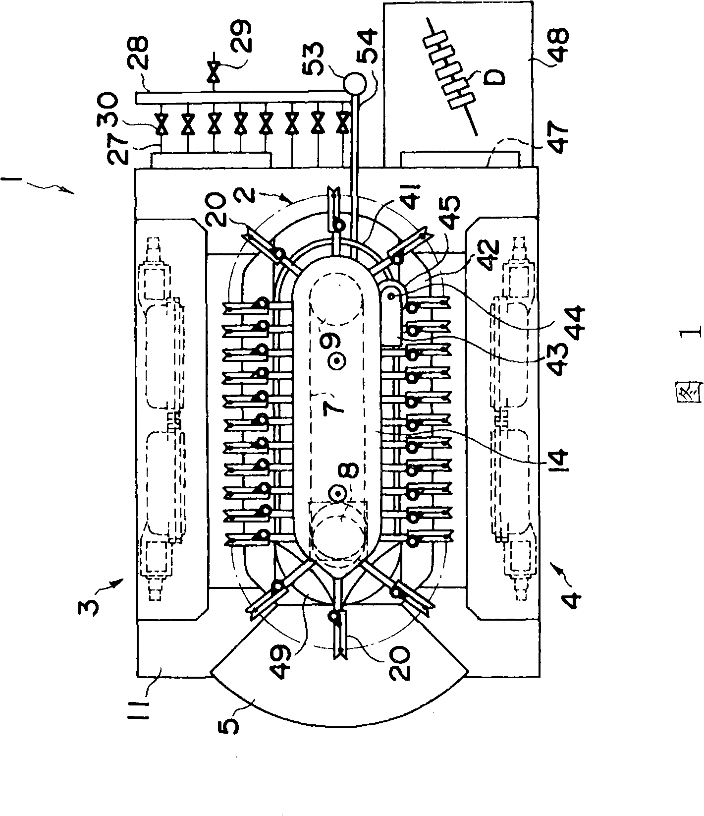 Barbecue string producing device