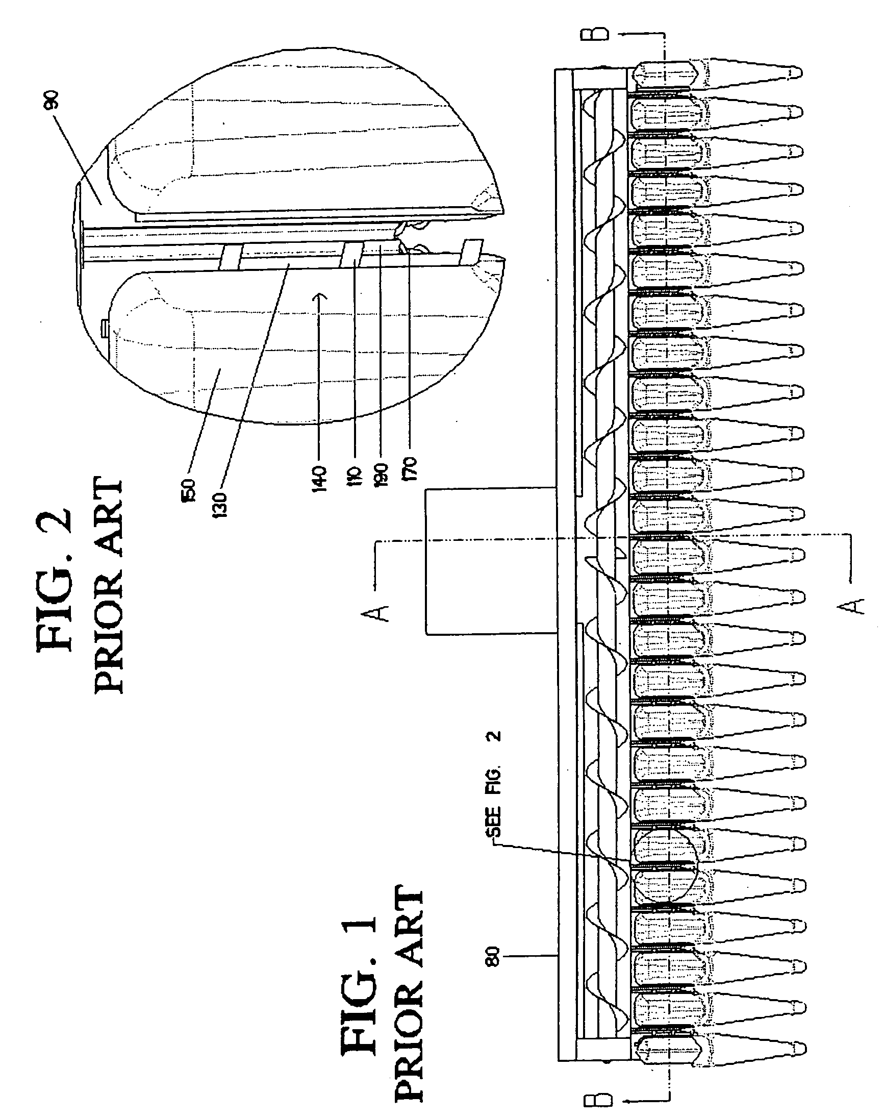 Method and apparatus to reduce stalk shear