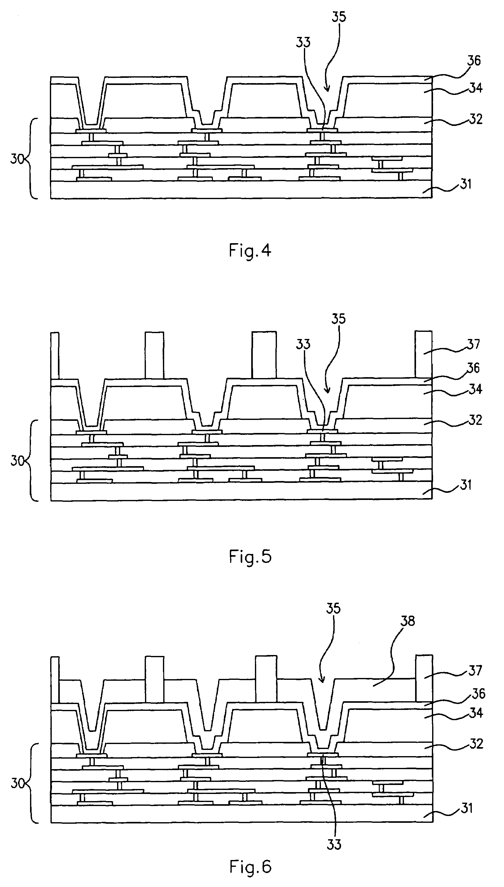 Post passivation structure for a semiconductor device and packaging process for same