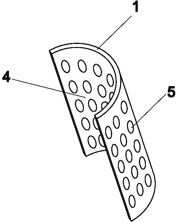 Flexible net expanding device