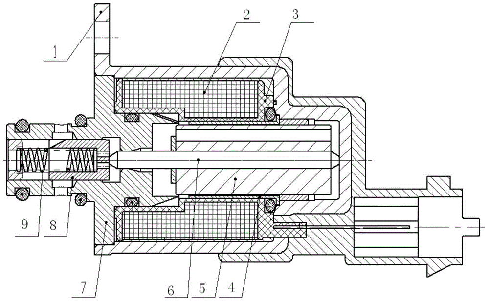 Valve element of proportional electromagnetic valve and proportional electromagnetic valve with valve element