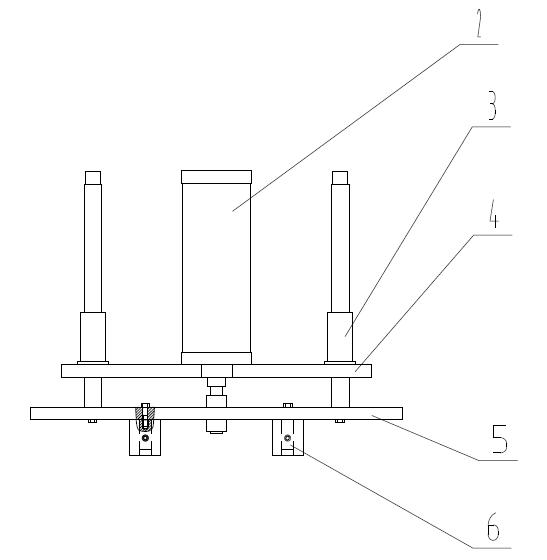 Multilayered workpiece machining positioning mechanism of edge milling machine