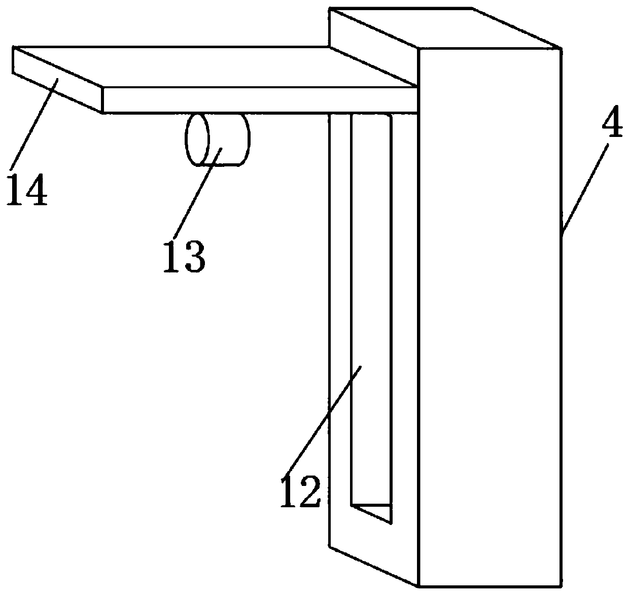 Automatic-controlled wall mud screeding device and using method thereof