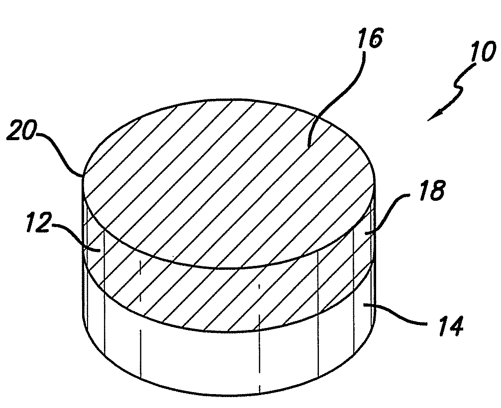 Polycrystalline diamond construction with controlled gradient metal content