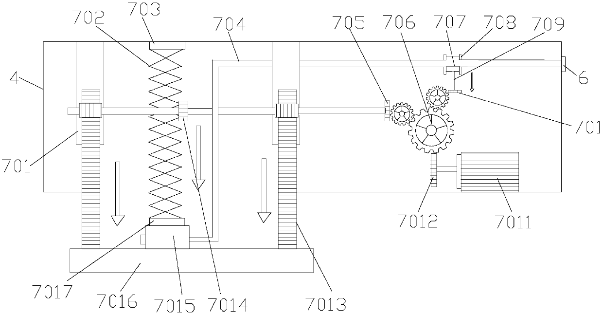 Clearing machine for residential housing water supplying and draining ditch wall automatic clearing equipment